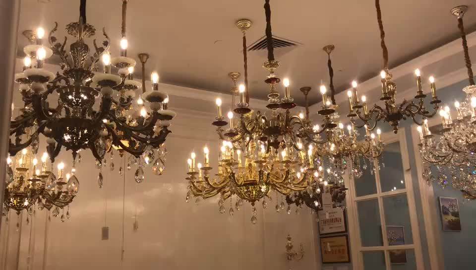 2020 Zhongshan Lighting Chandelier For Home Light Design French Zinc Alloy New K9 Zinc Alloy And
