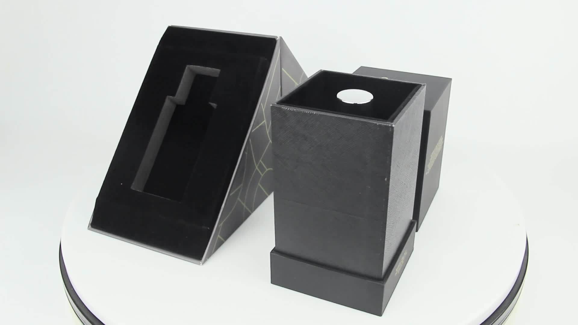 Caja Personalizada De Lujo Para Embalaje De Perfume,Base Y Parte