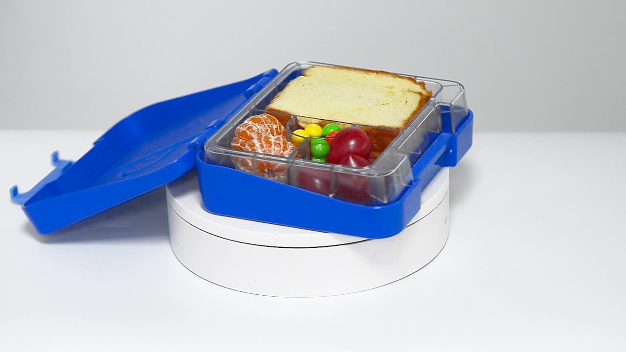 Tiffin Disposable Mini Kids Bento Lunch Box Children Nutrition Balanced