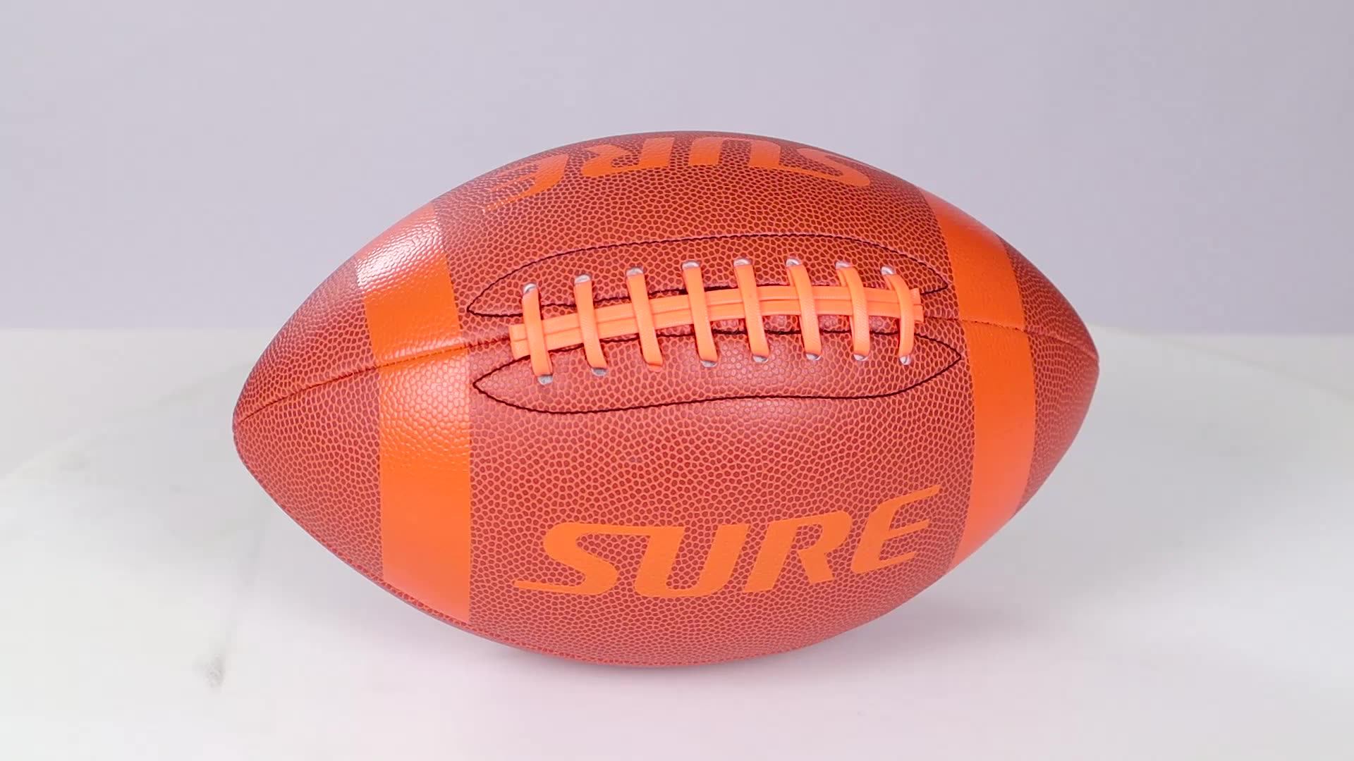 American Football Cheap Price Custom Printed Rugby Embossed Size F9