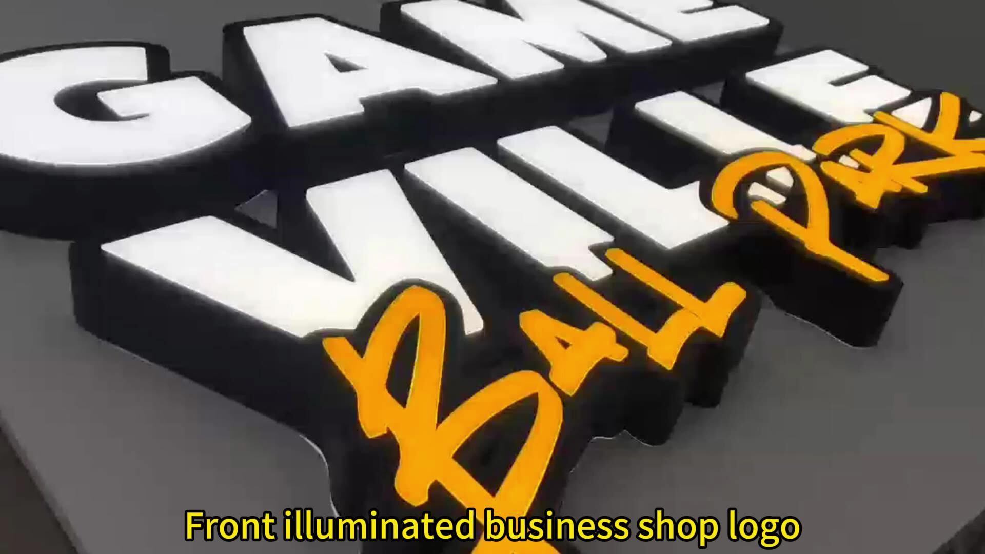 Outdoor Led Channel Letter Signs 3d Frontlit Letter Custom Led Sign For ...