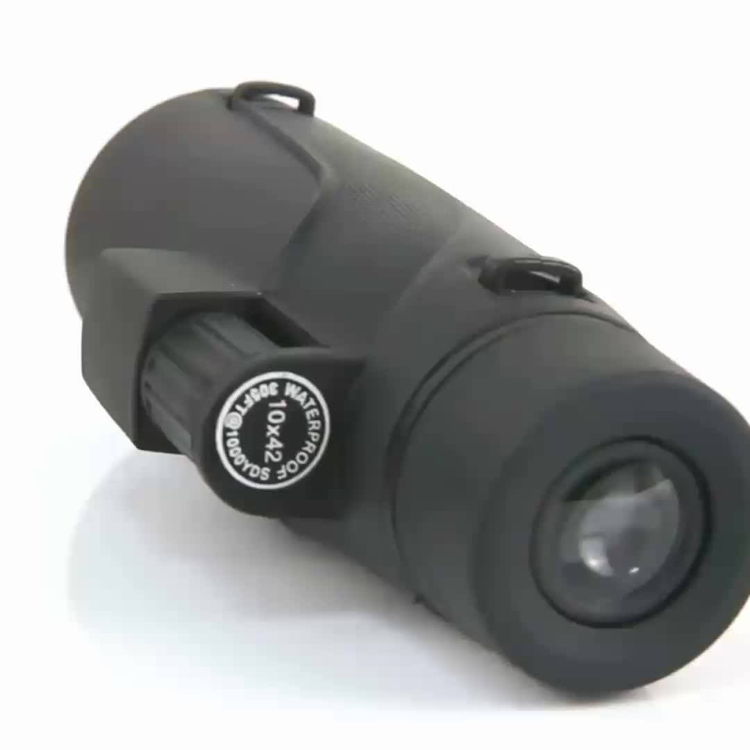 8x42 10x42 High Definition Large Eyepieces Lens Waterproof Monocular