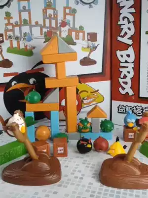 Angry Birds children's building blocks assembly ornaments doll model 3-6 years old catapult boy set doll toy 2
