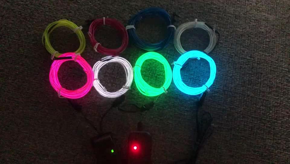 Hot Sale Glow Led Lighting Strip Wire Flexible Neon Light El Wire Buy