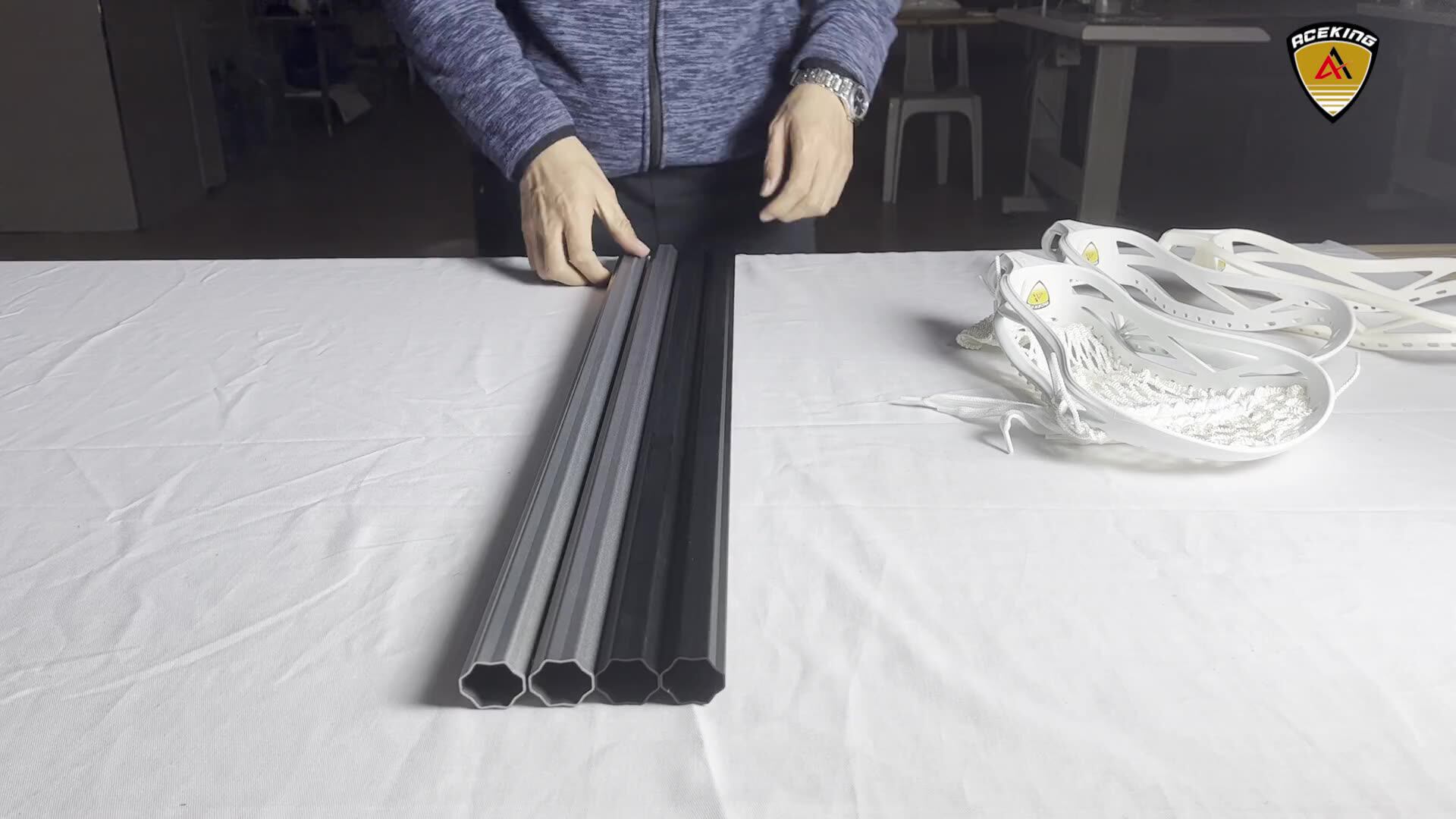 Men's Box Lacrosse Shaft Alloy Metal Scandium Titanium Lacrosse Stick