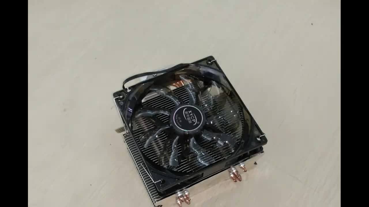 Factory Custom 4 Copper Pipe Tube Aluminum Cpu Cooler Copper Heatsink