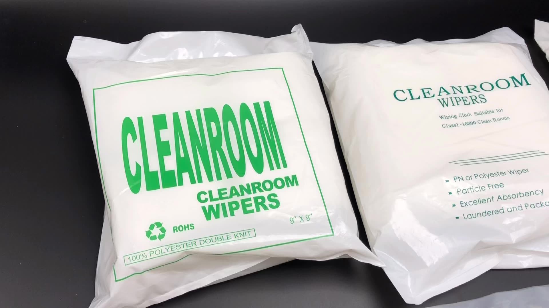 100 Factory Microfiber Cleanroom Wipes 9inch Water Oilabsorbent