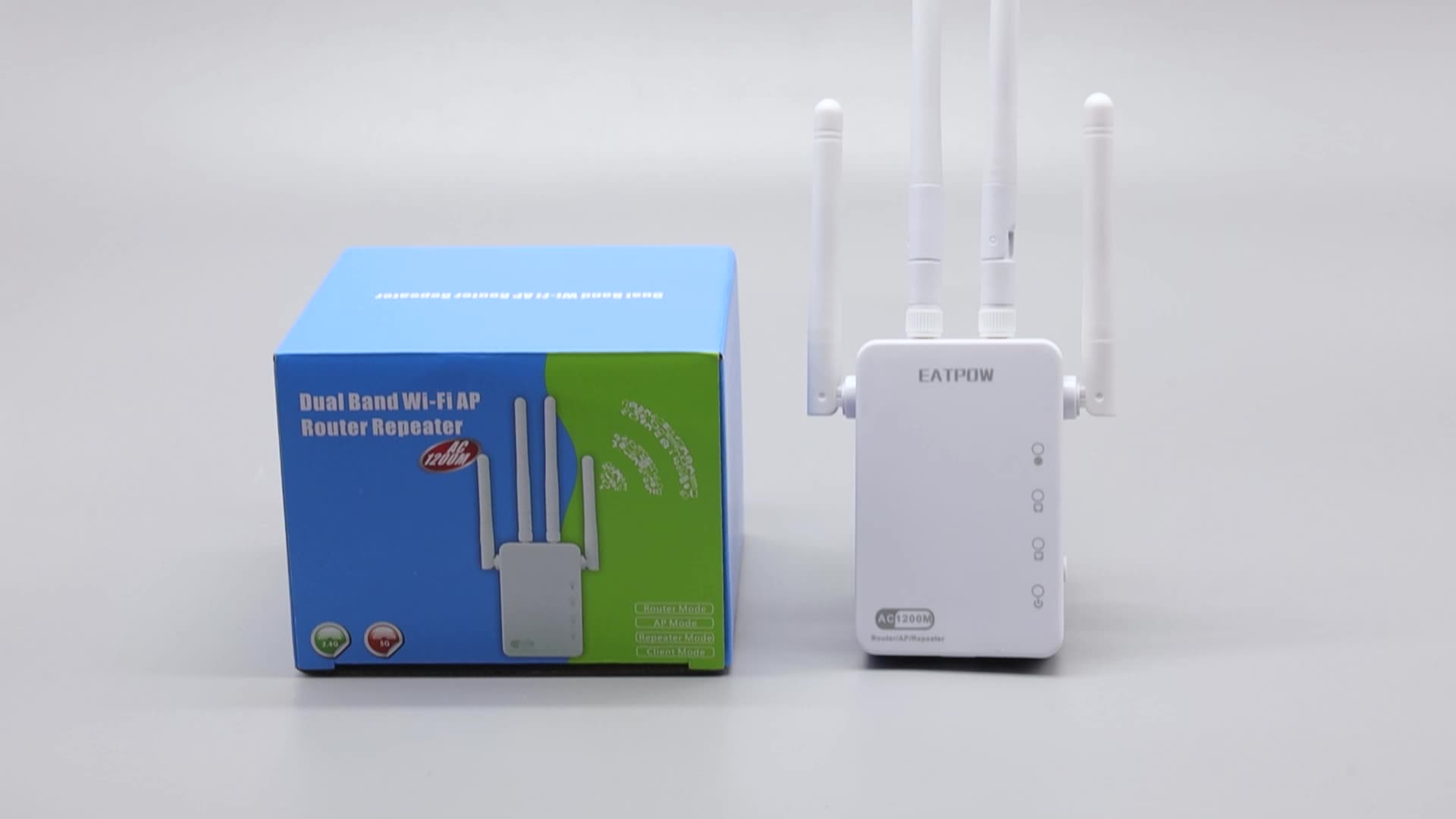 1200mbps Wifi Repeater Dual Band Wifi Signal Extender Booster 4