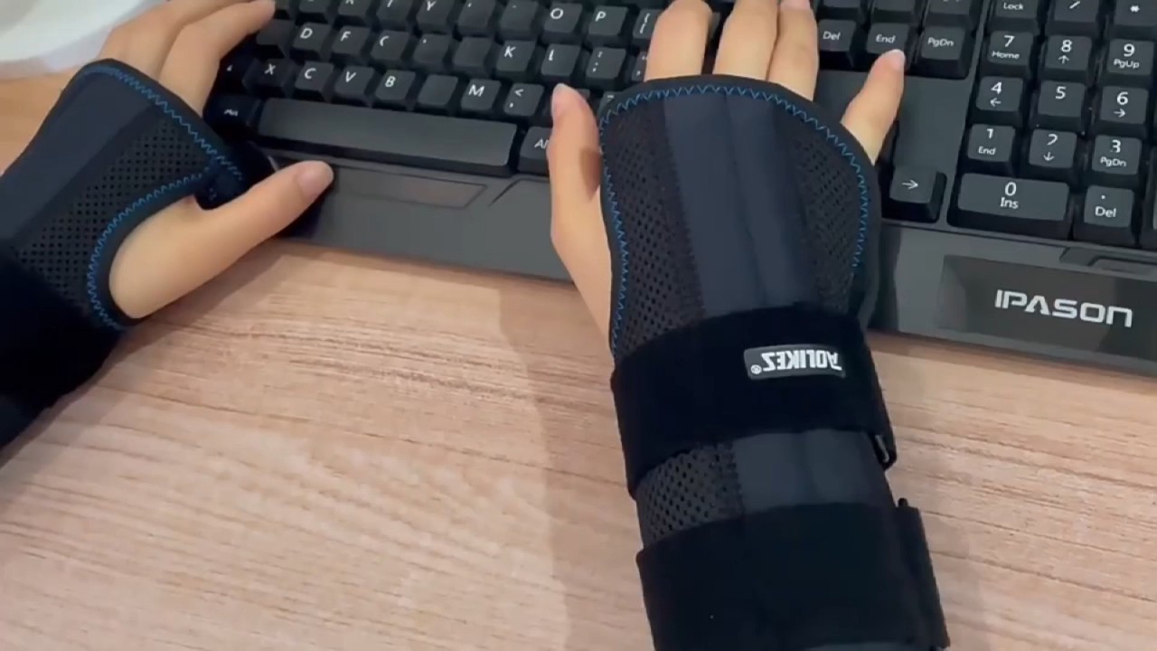 Adjustable Wrist Support Splint Hand Brace With 3 Stays Wrist Brace For