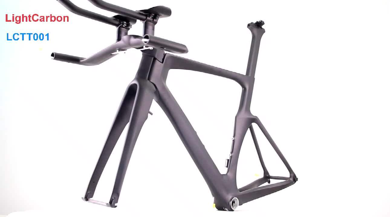 Lightcarbon 700c Carbon Tt Bike Frame Super Aero Time Trial Carbon