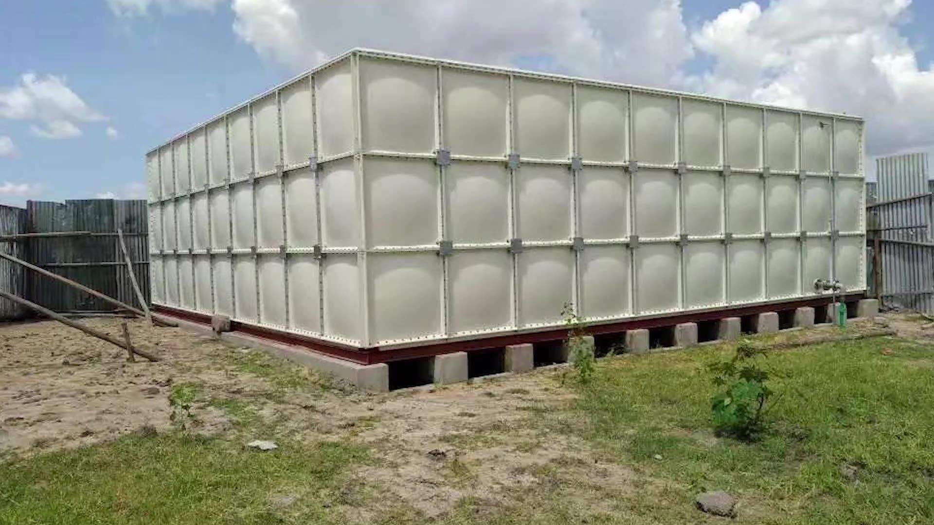 Potable Water Treatment Application Frp/grp Water Tank 30000 Liter