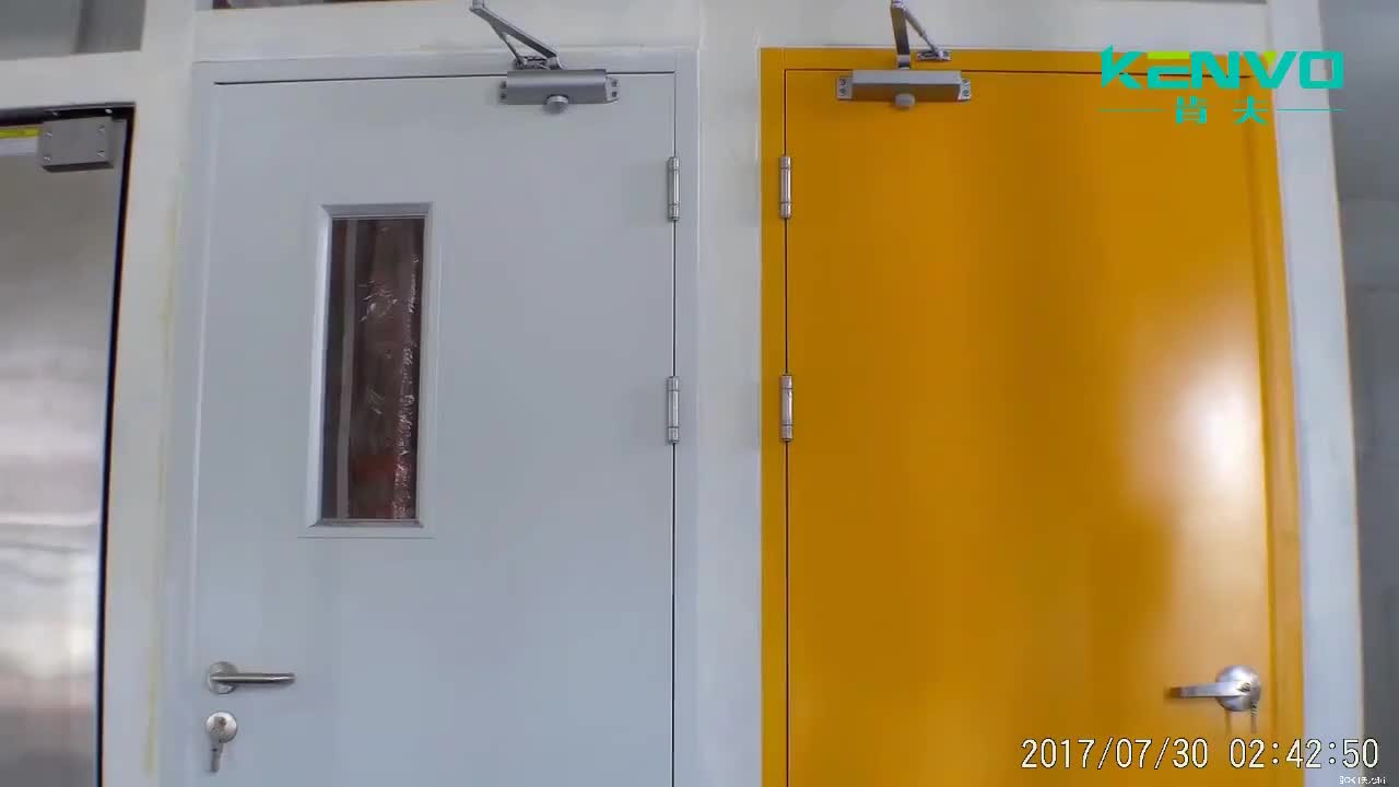 School Classroom Doors Windows Single Double Entry Steel Swing Doors