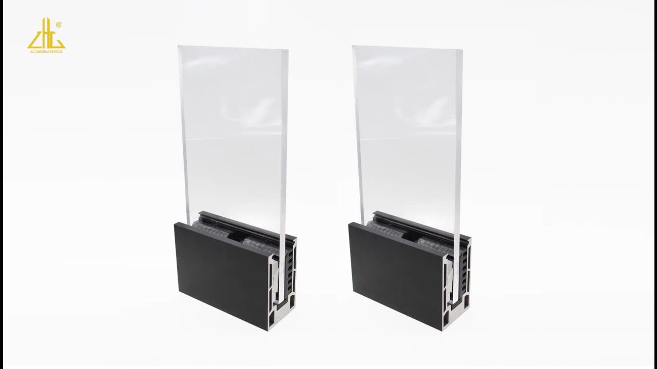 6463 Mirror Chrome Polish Aluminium Profiles For Shower Enclosures