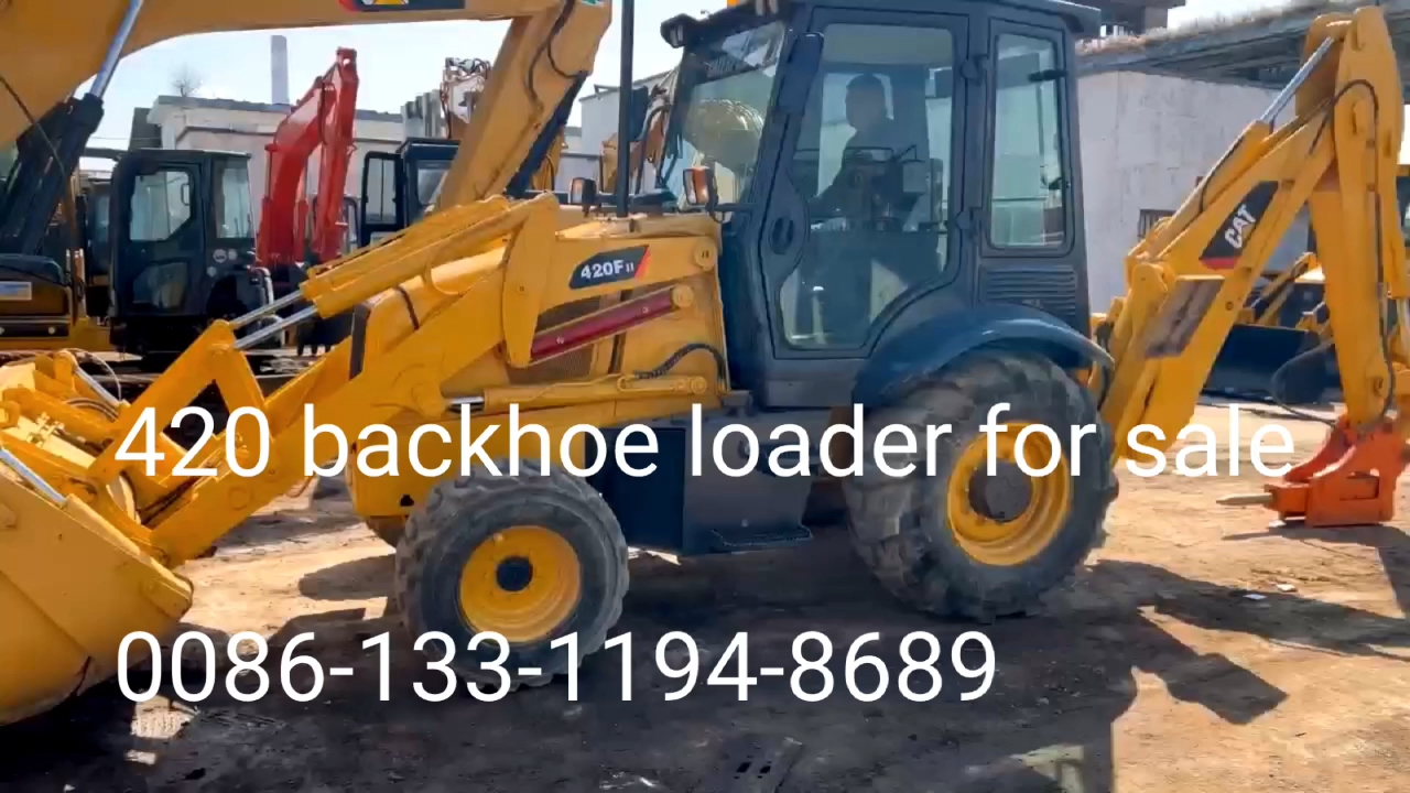 4x4 Used 420f 420e Cat Backhoe Loader For Sale,Cheap Used Caterpillar