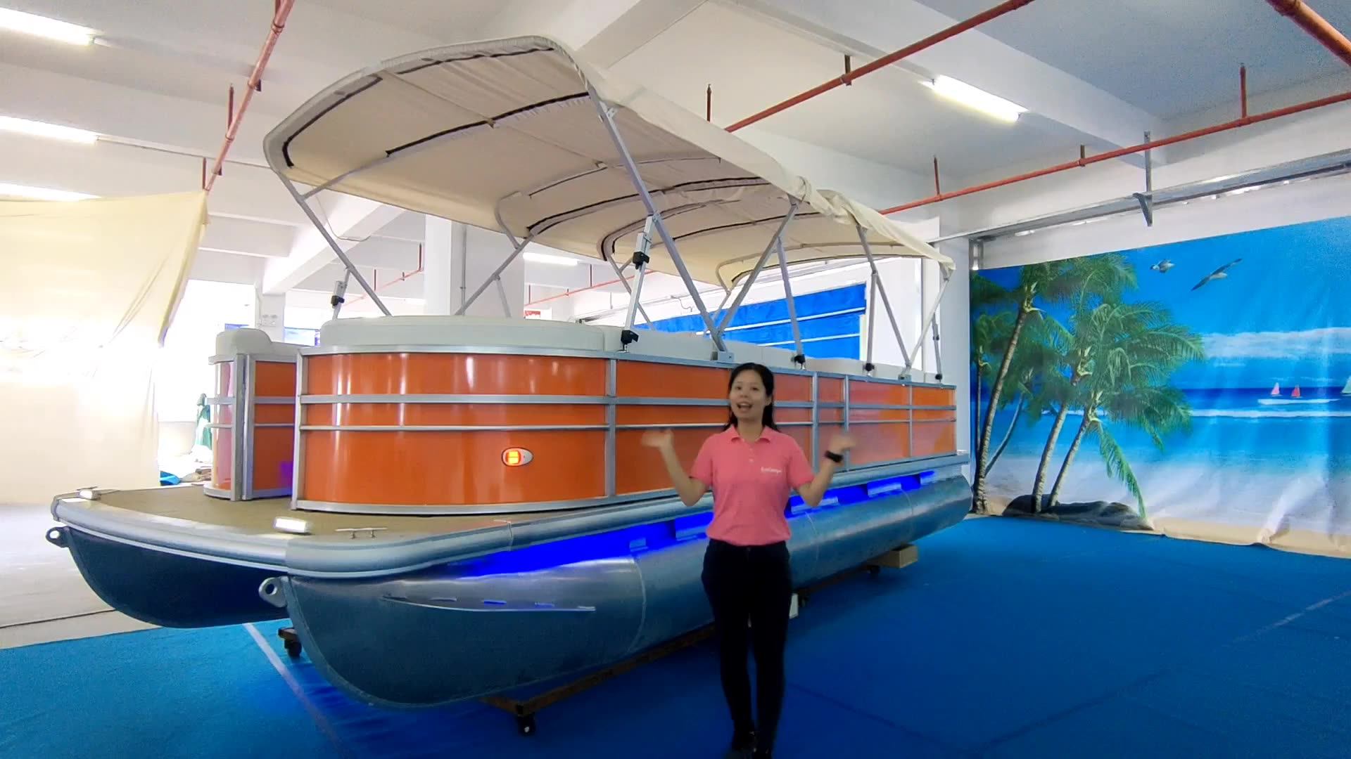 4 Person Aluminum Paddle Boat On Pontoons Buy Pontoon Paddle Boat