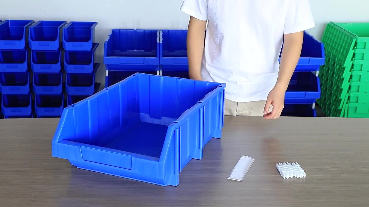 Plastic Stackable Material Handling Bin For Screws Nuts Storage Buy Industrial Plastic Storage