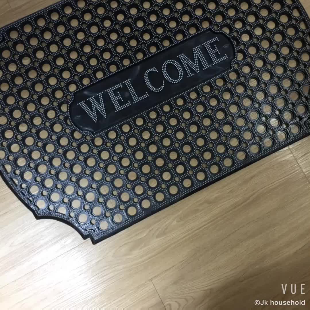 44x77cm Dirt Trapping Non Slip Artificial Rubber Door Mat Buy Rubber