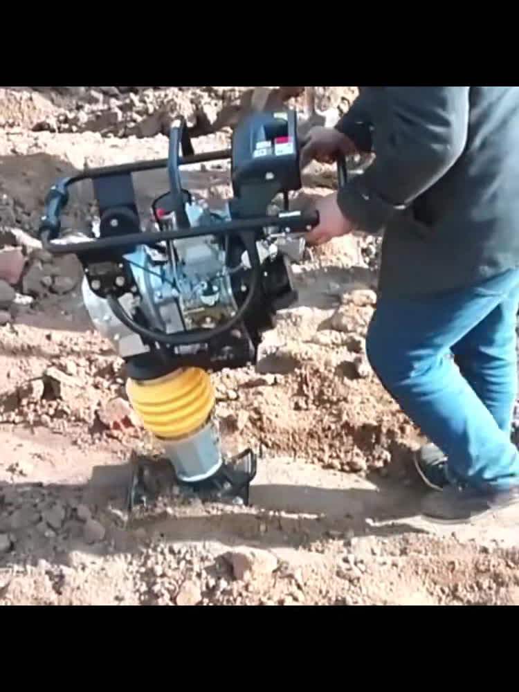 Petrol Powered Impact Tamping Rammer Electric Rammer Tamper Jumping