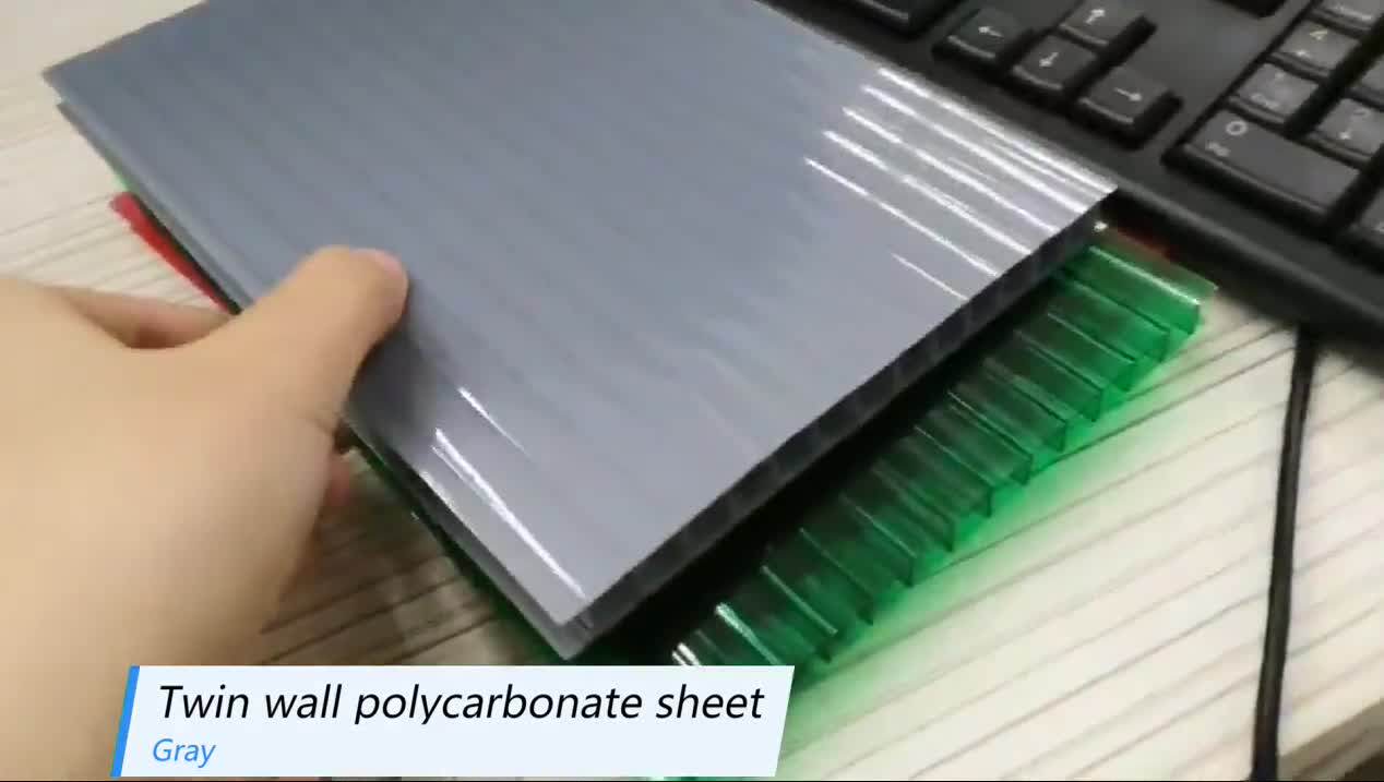 Lexan Plastic Raw Material Polycarbonate Corrugated Sheet Price