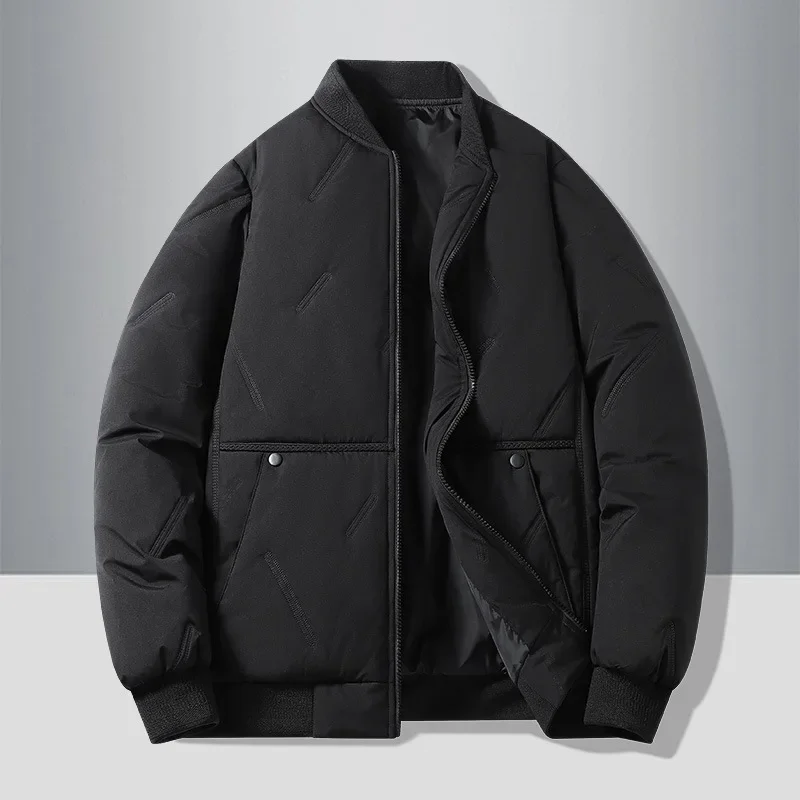 Fashionable demi-season insulated keep warm down jacket