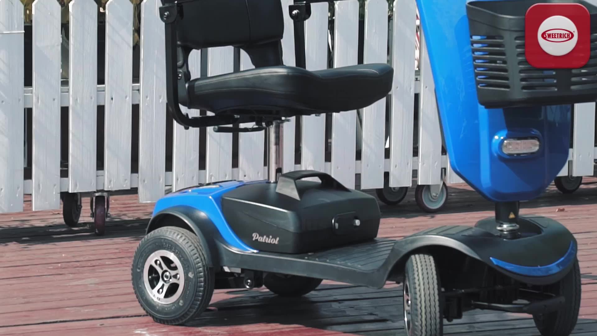 Sweetrich 4 wheel electric scooter mobility scooter, 2 Seat Mobility Scooter SW1250, View 4