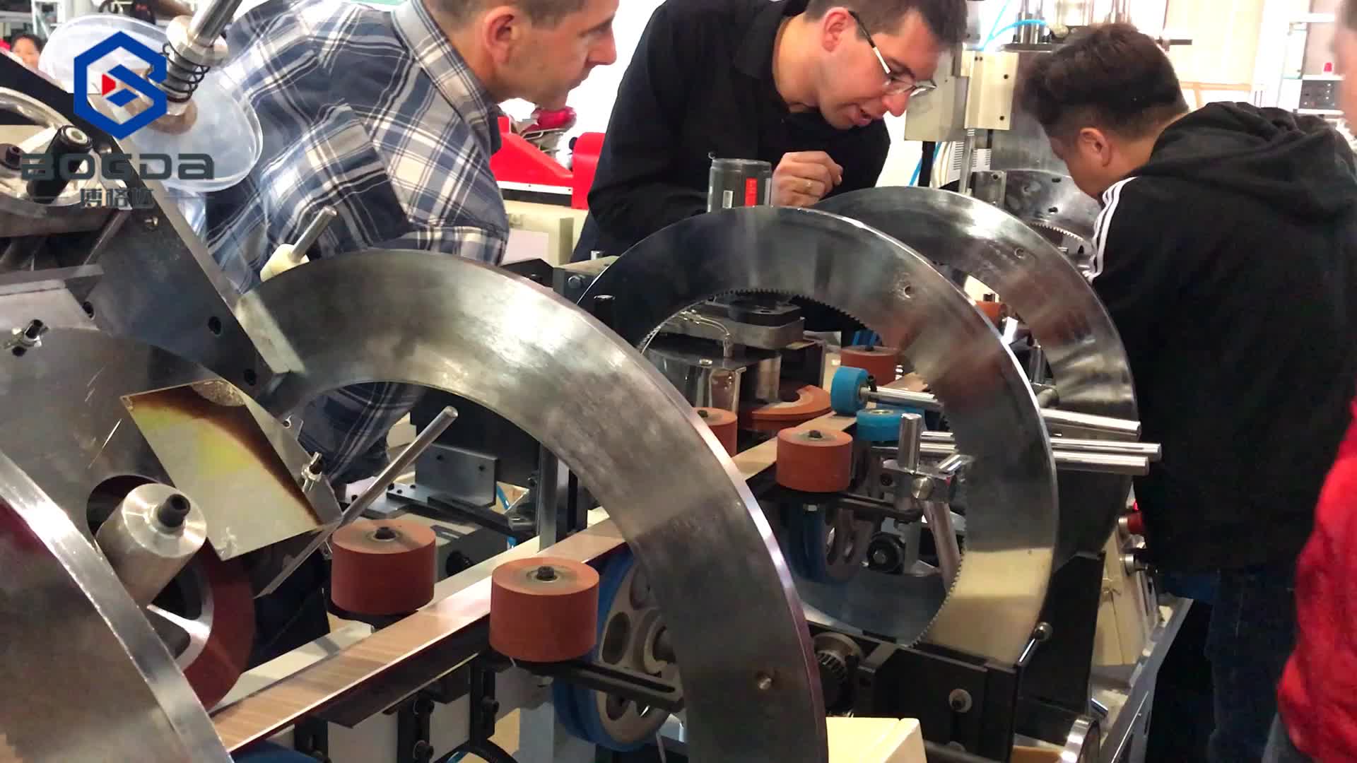 Online Hot Foil Stamping Machine With Embossing Wheel/foam Profile