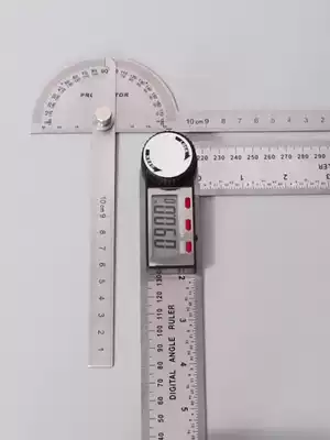 Multifunctional angle ruler Stainless Steel woodworking angle gauge measuring tool industrial grade angle ruler joint measuring ruler