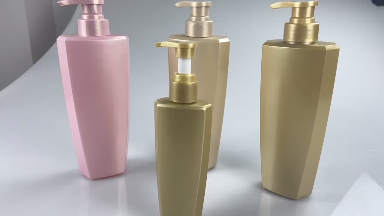 Wholesale Plastic Cosmetic Shampoo Packaging 160ml 500ml Petg Empty