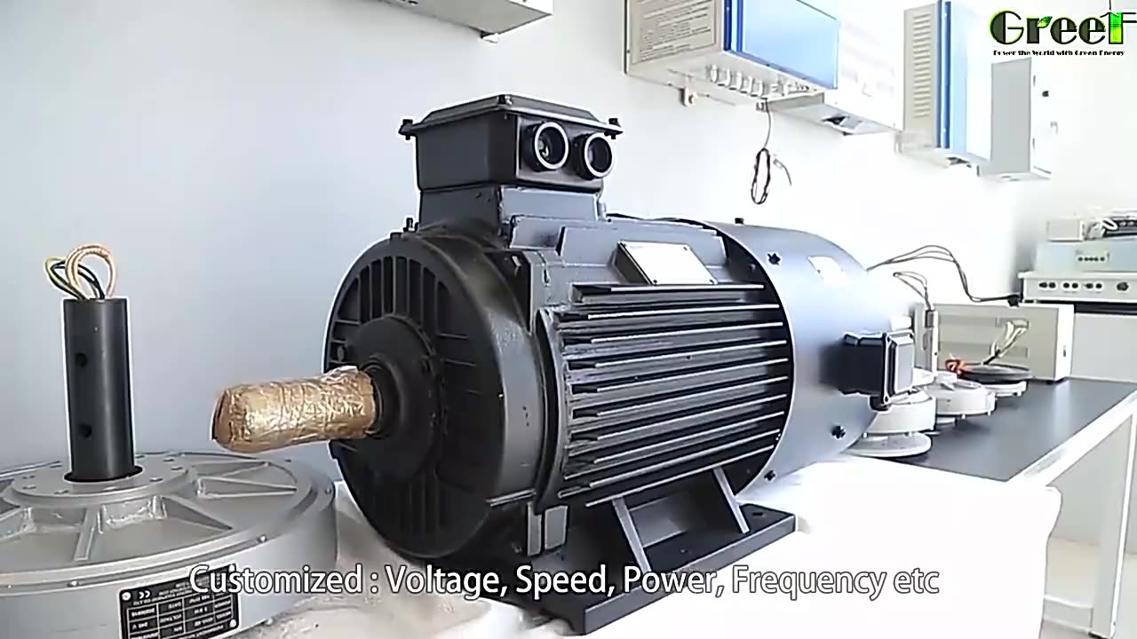 100kw 1000rpm Low Rpm 3 Phase Ac Synchronous Permanent Generator