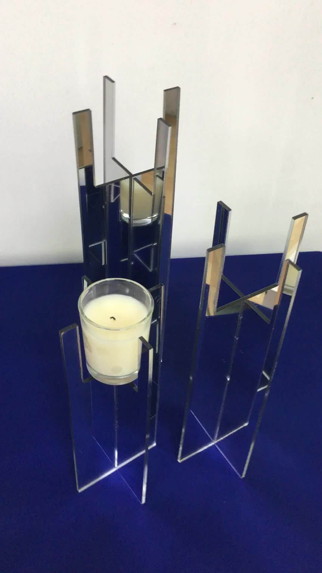 Mirrored Acrylic Votive Candle Holder Riser Buy Acrylic Decorative