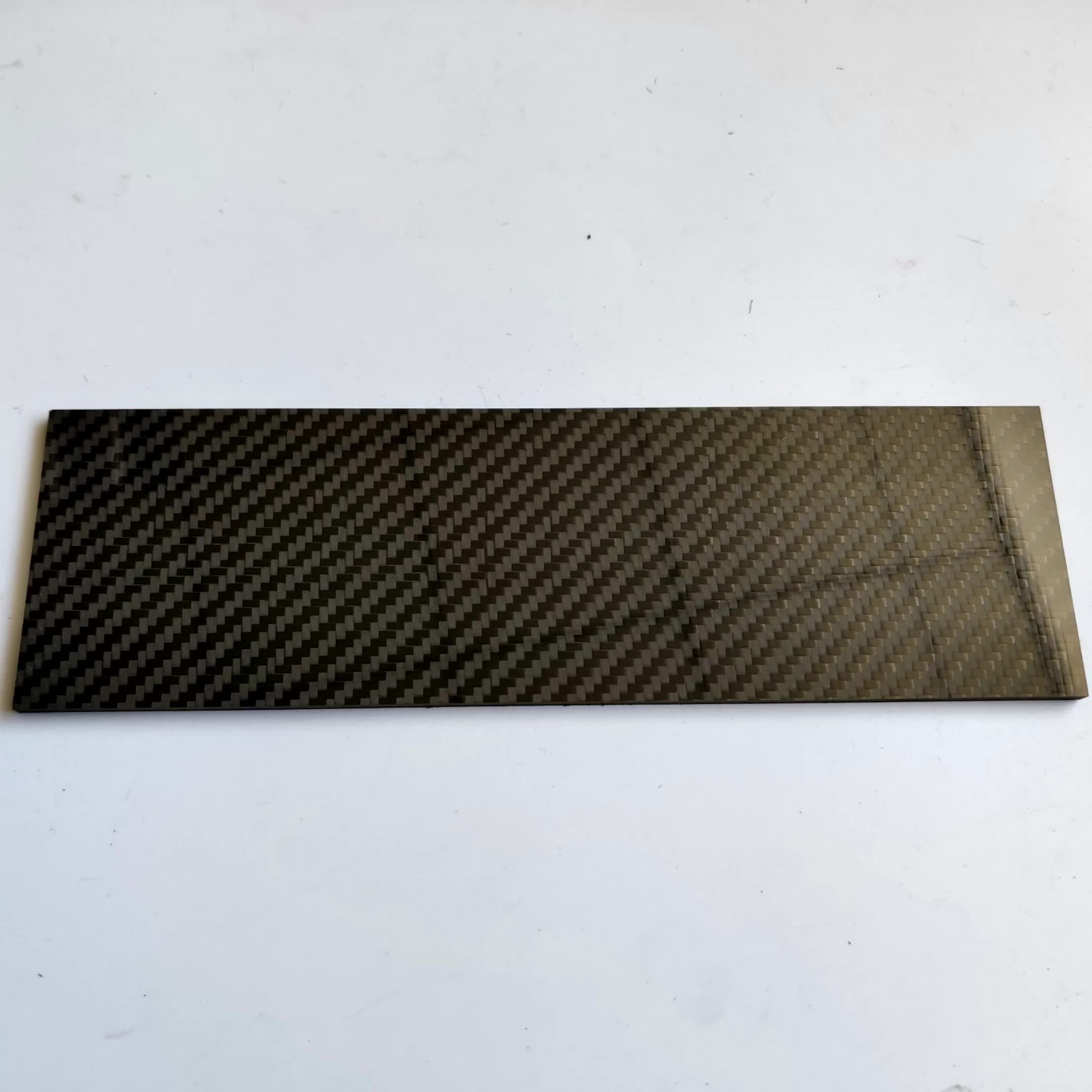 Heat Resistant Cnc Carbon Fibre Plate Carbon Sheet 1mm