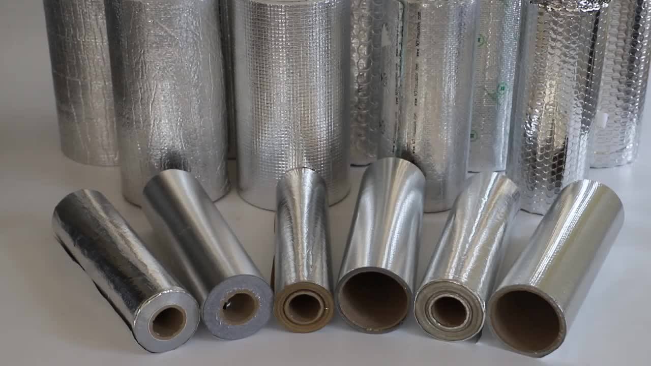 Building Fire Proof Aluminium Foil Backed Heat Resistant Foam