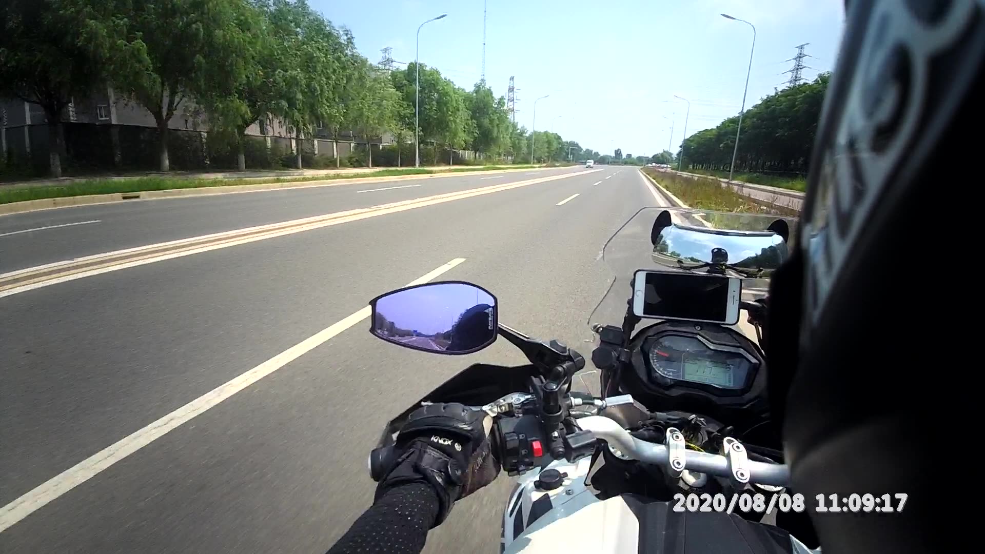 TANAX Motorcycle Gương chiếu hậu Chống cột Chống Sửa đổi Chống chói mắt Vision Big Angle Angle Millet Calf Aosaex Gương xe