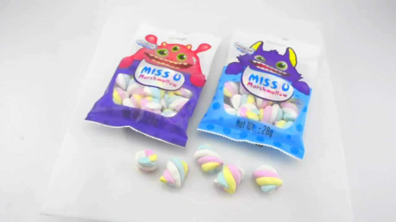 Free Sample Cotton Candy Twist Marshmallow Valentine Halal Sweet