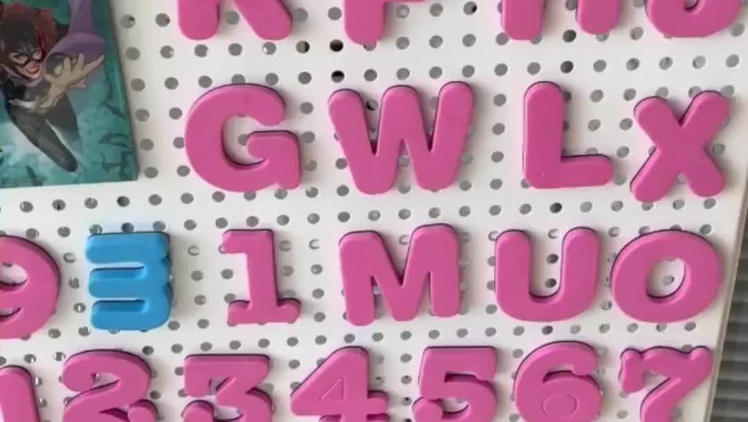Kids Educational Alphabet Letter And Numbers Plastic Large