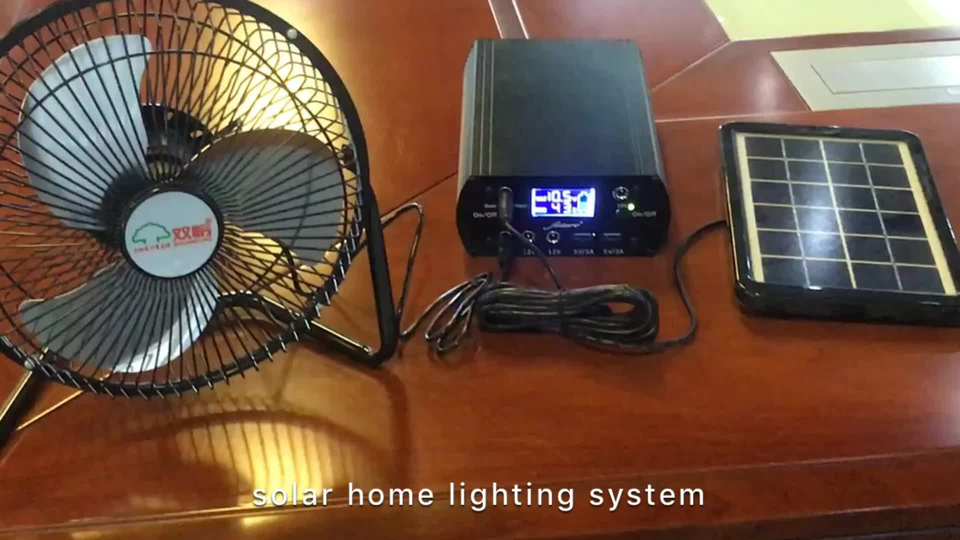 18650 Rechargeable Battery Back Up Inverter System 40ah Portable Solar