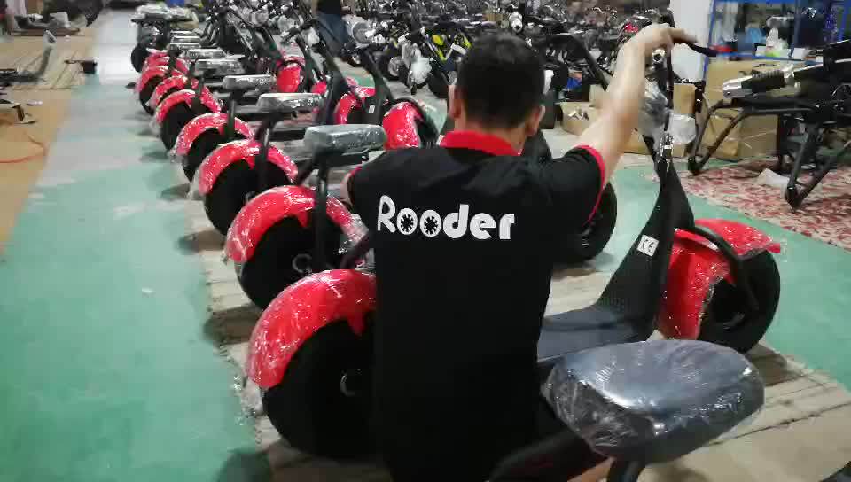 Rooder Sepeda Motor Skuter Listrik,Ban Lemak Murah 1500w 25kmh 45kmh