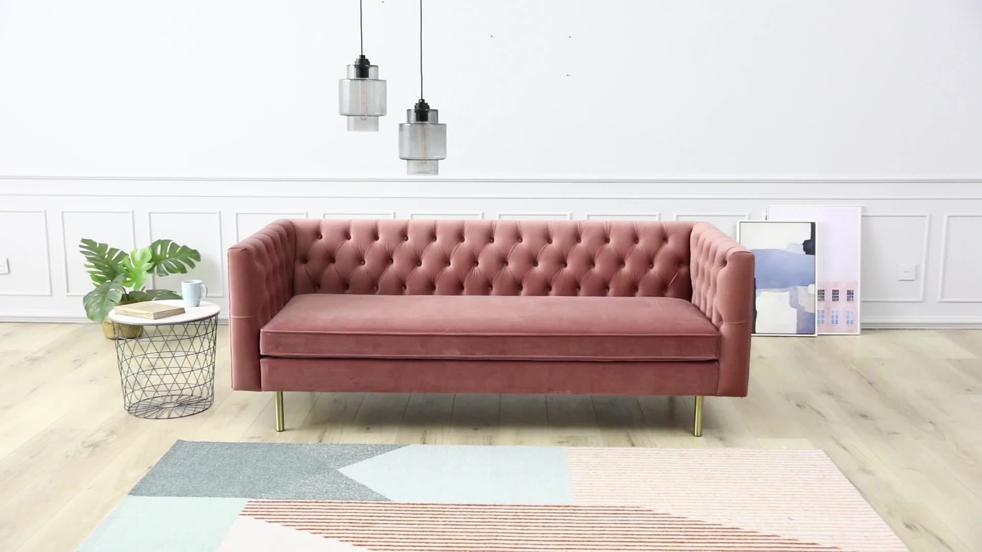 Samtsofa Grau Samt Couch Sofa Settee Light Gray Grey Velour Velvet With