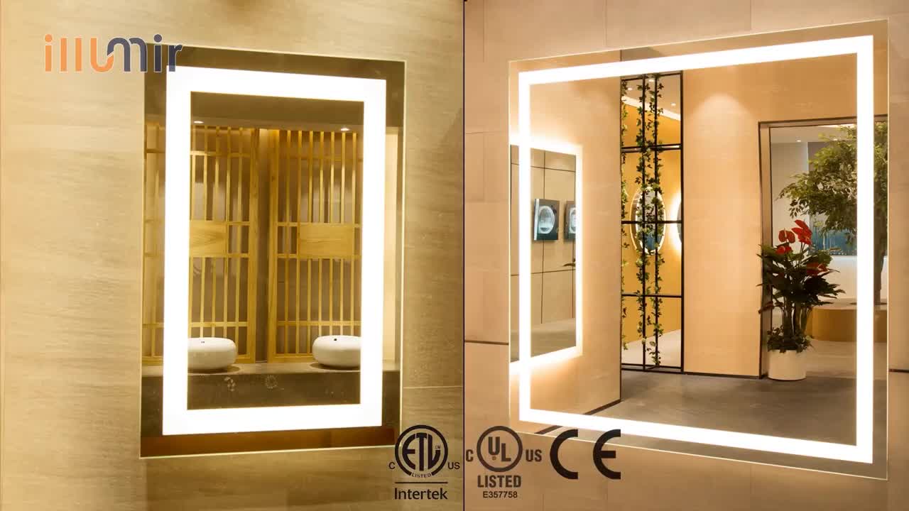 Hotel Bathroom Electric Lighted Mirror Waterproof Smart Tv Mirror Buy