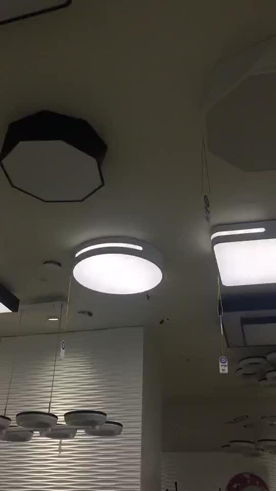 Hot Sales Ecofriendly Modern Bathroom Living Room Square Ceiling Light Cover Light Fixture Of