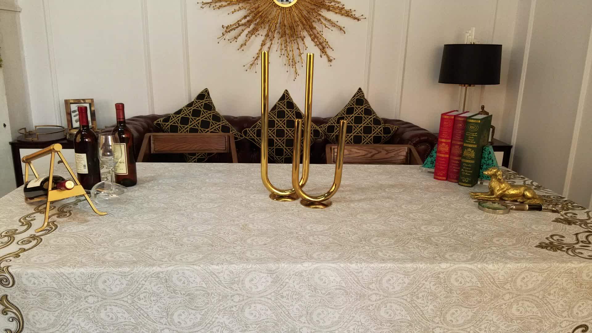 U Shape Stainless Steel Candlestick Candle Holder Hotel Table Centerpieces Buy Candlestick