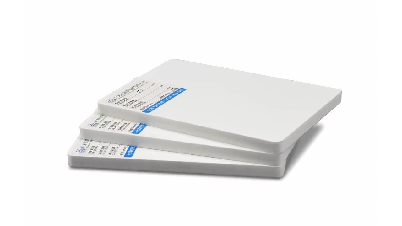 Thinkon 18mm White Color Pvc Foam Forex Board For Outdoor Decking Board