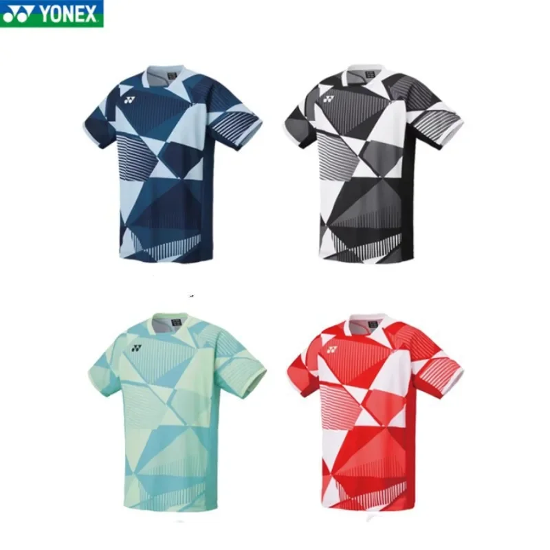 25 New Chen Kangle Malaysia Same Style Competition Suit Badminton Suit Short Sleeve Yy Quick-drying Sports T-shirt for Men and Women