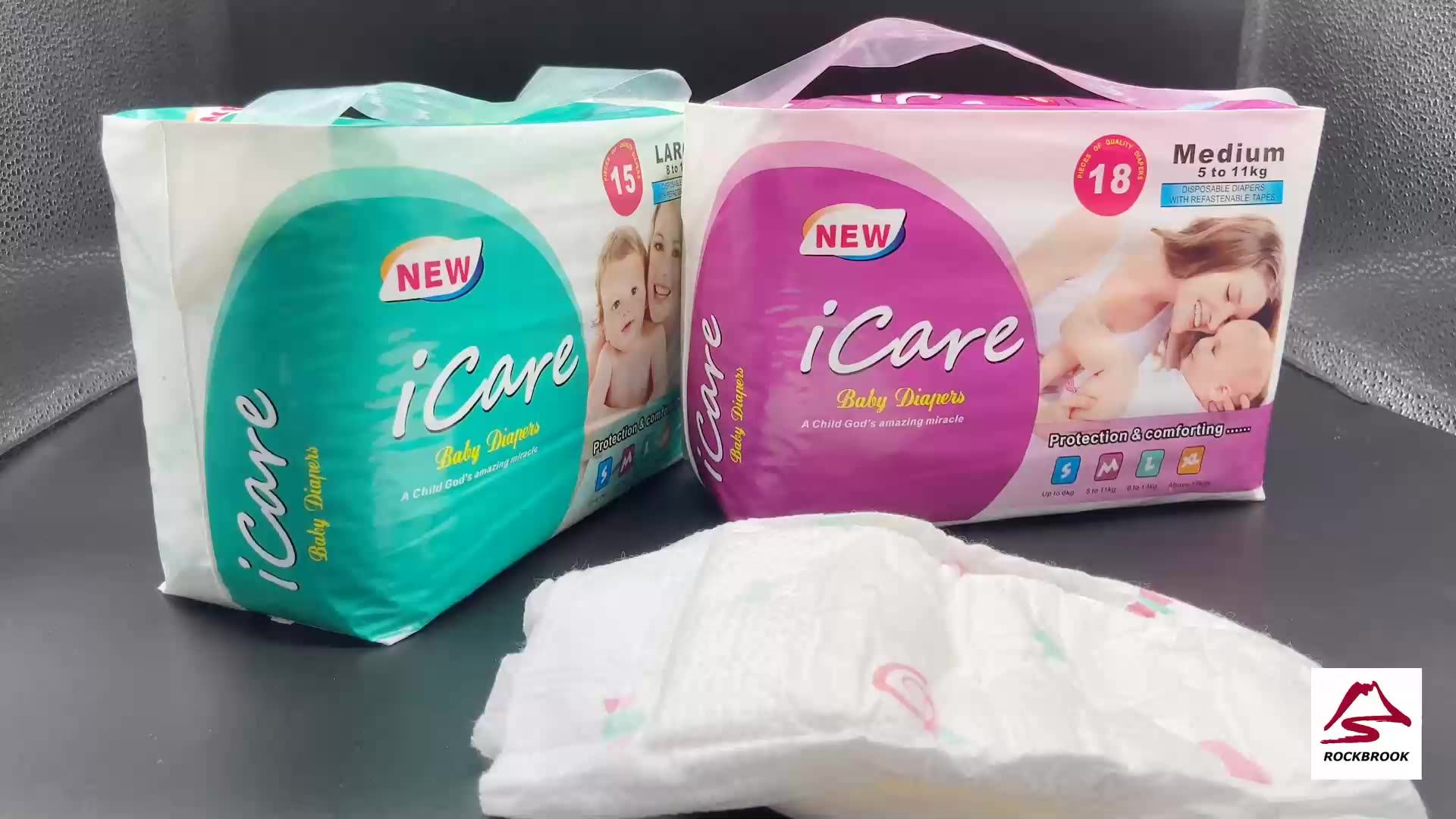 Customized Softness Organic Cotton Nappies Medium Size