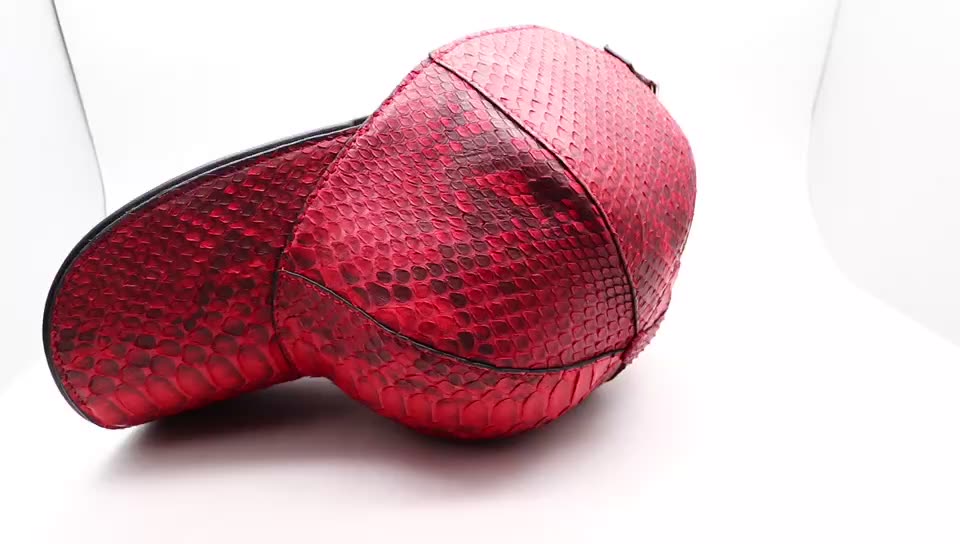 Adjustable Python Hat Fashion Luxury Real Python Leather C A P S For ...