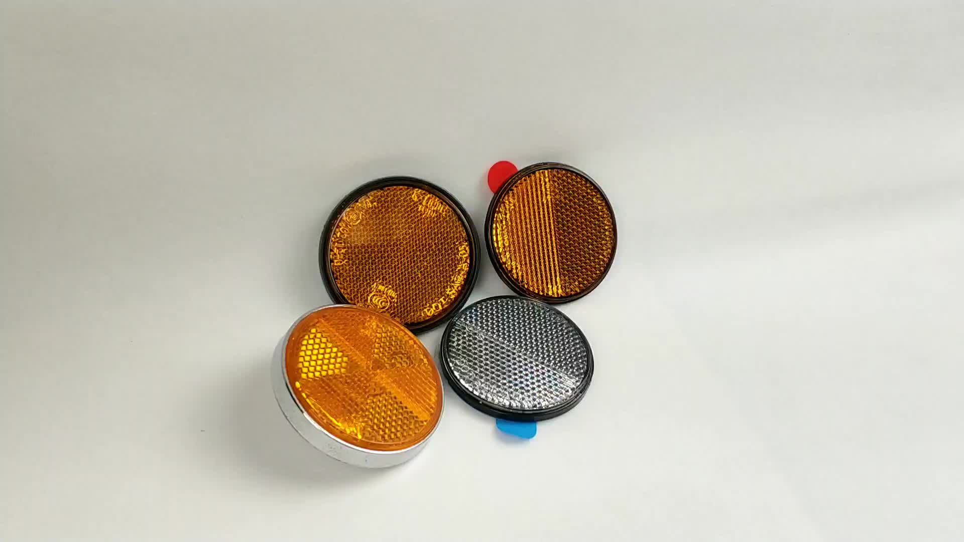 Emark 60mm Pmma Round Trailer Motorcycle Rear Plastic Reflex Reflector Buy Reflex Reflector