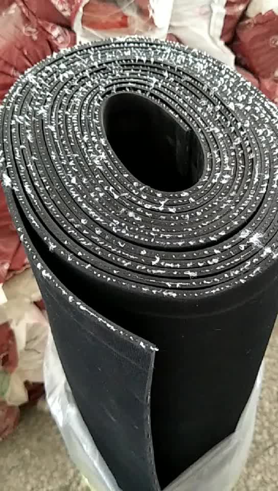 High Elastic High Friction Neoprene Rubber Sheet Fabric With Cloth