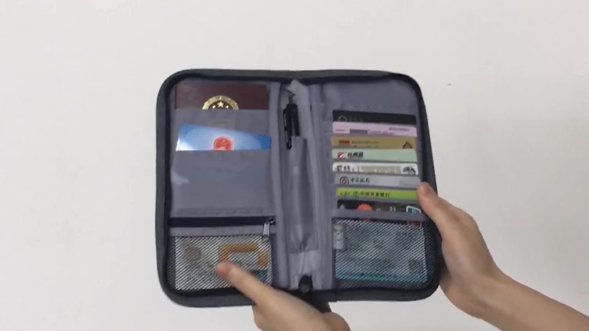 Travelsky Custom Travel Wallet Family Rfid Blocking Passport Holder