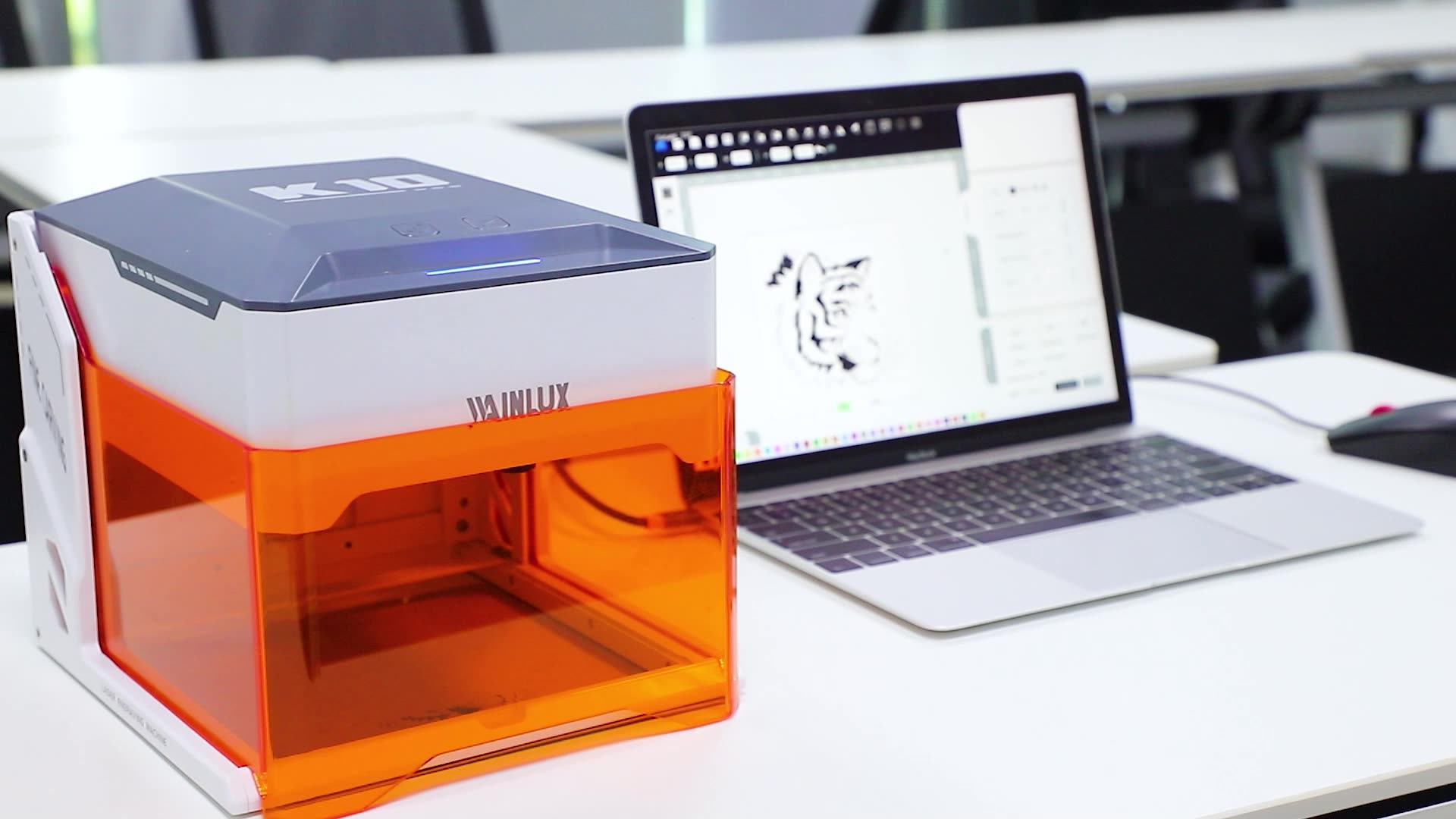 Wainlux K10 Laser Engraving Machine - Versatile & Portable