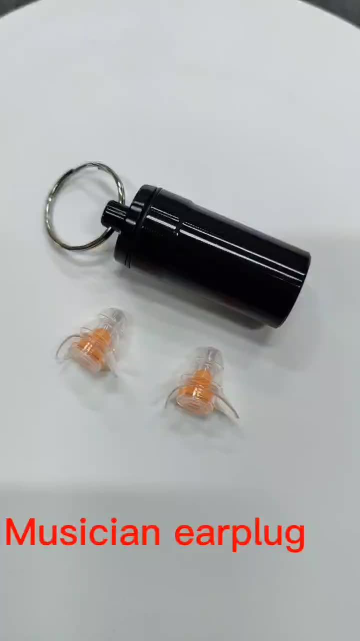 High Fidelity Diaphragm Filter Silicone Noise Reduction Earplugs